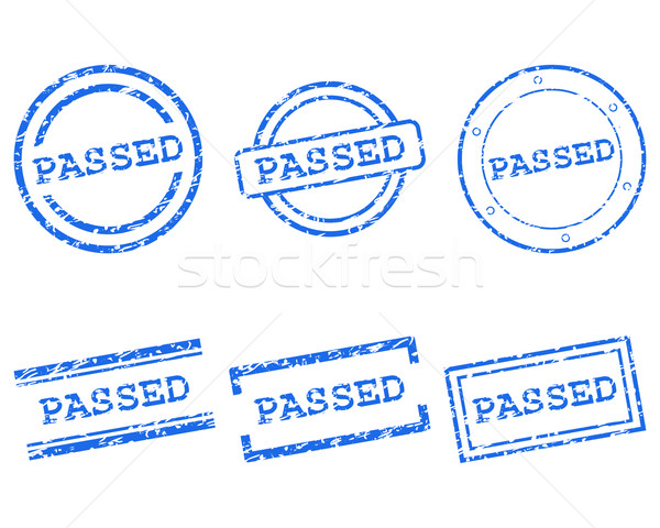 Passed stamps Stock photo © rbiedermann