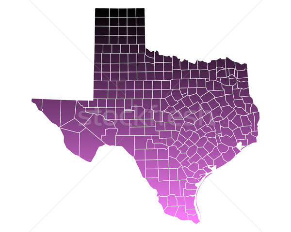 Map of Texas Stock photo © rbiedermann