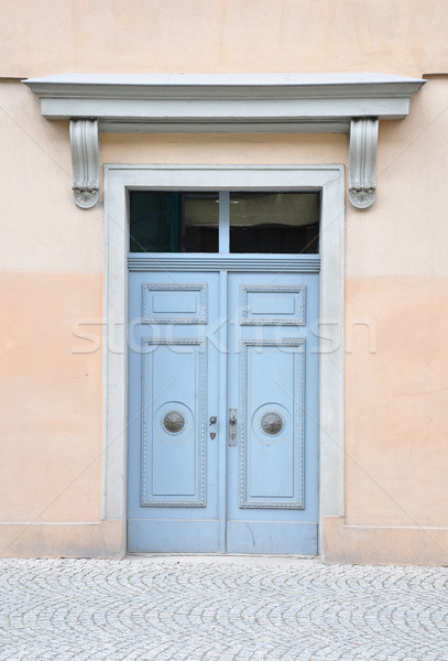 Portal Gebäude Hintergrund Architektur Stock foto © rbiedermann