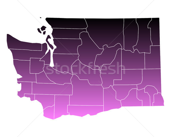 Foto stock: Mapa · fondo · rosa · línea · EE.UU. · vector