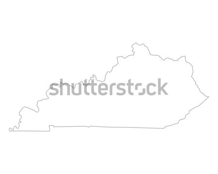地図 ケンタッキー州 背景 行 米国 ストックフォト © rbiedermann