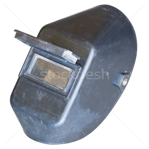 Welders helmet isolated with a clipping path Stock photo © rcarner