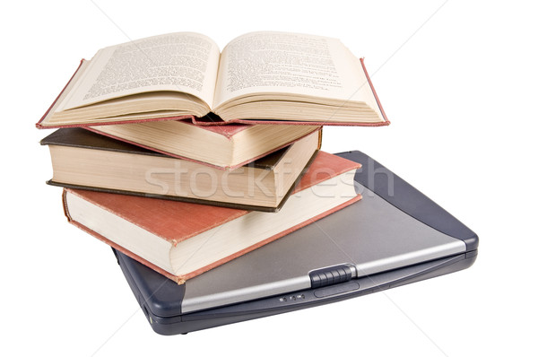 技術 古い 新しい 小 スタック 図書 ストックフォト © rcarner