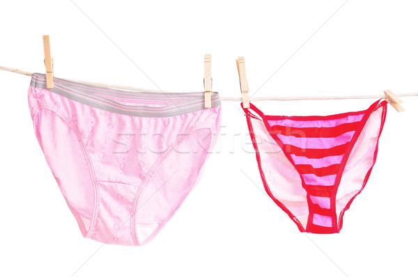 Two Pair of Panties on Clothesline Stock photo © rcarner