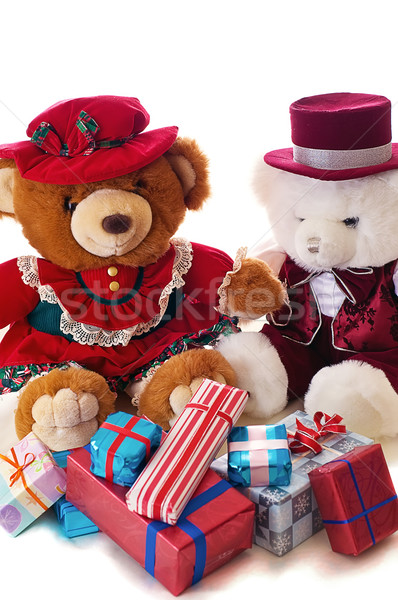 Teddy bear Christmas Stock photo © rcarner