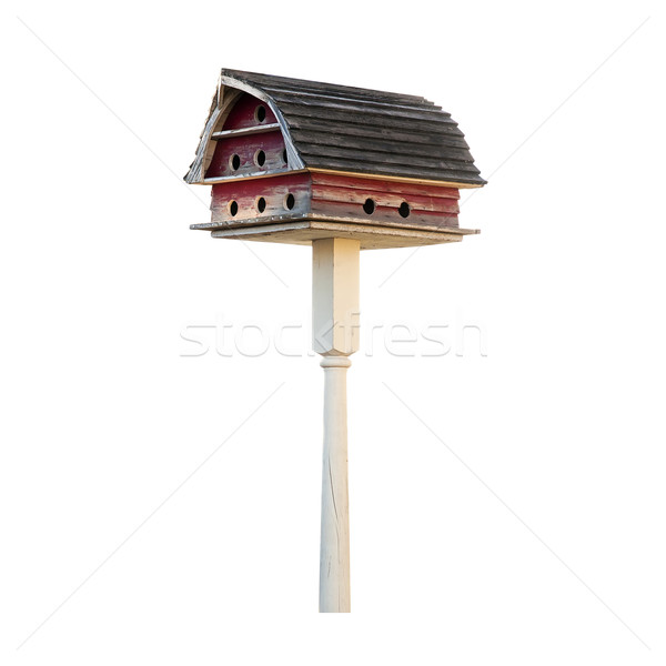 Bird House With Gambrel Roof Stock photo © rcarner