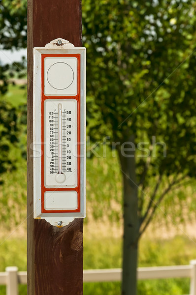 Old fashioned thermometer Stock photo © rcarner
