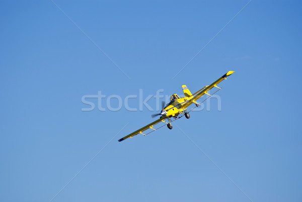 Airplane coming in close for a run at the cornfield. Stock photo © rcarner