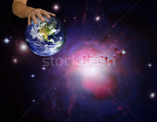 Imagine imagini pământ nebuloasa Imagine de stoc © rcarner