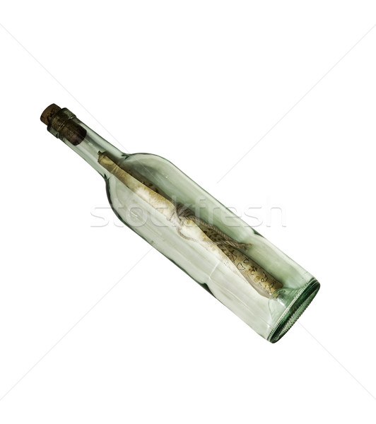 Note in a bottle Stock photo © rcarner