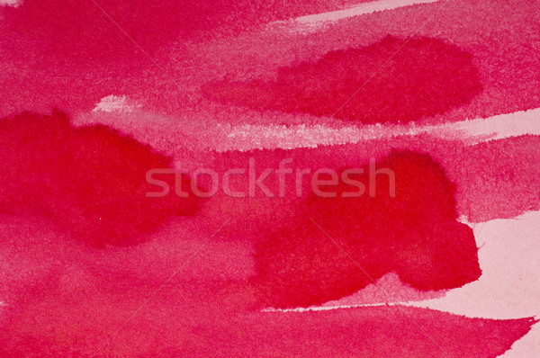 Vermelho aquarela lavar textura projeto Foto stock © rcarner