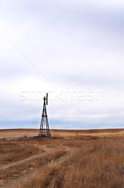 Lonesome Windmill Stock photo © rcarner