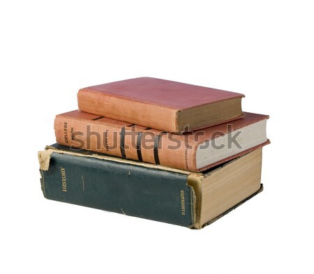 Three old books Stock photo © rcarner