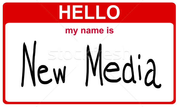 name new media Stock photo © RedDaxLuma