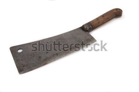 vintage meat cleaver Stock photo © RedDaxLuma