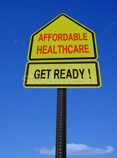 affordable healthcare sign Stock photo © RedDaxLuma