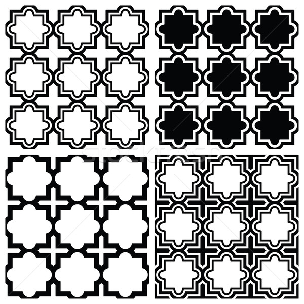 Arabisch ingesteld repetitieve ontwerp Stockfoto © RedKoala
