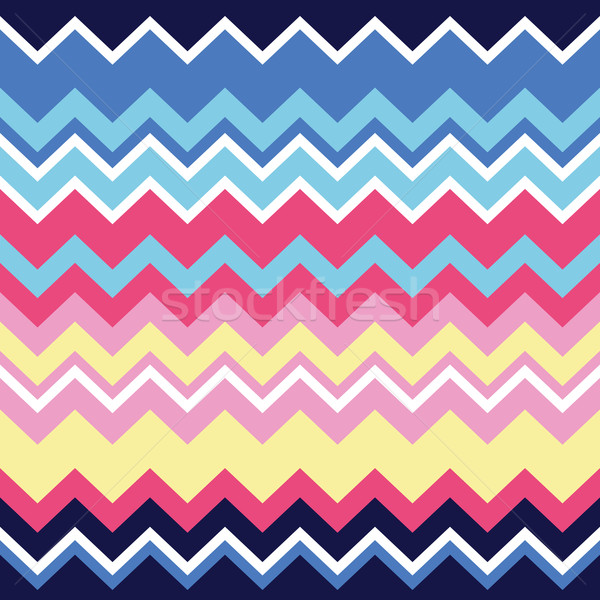 Tribal aztec zigzag seamless pattern, print Stock photo © RedKoala