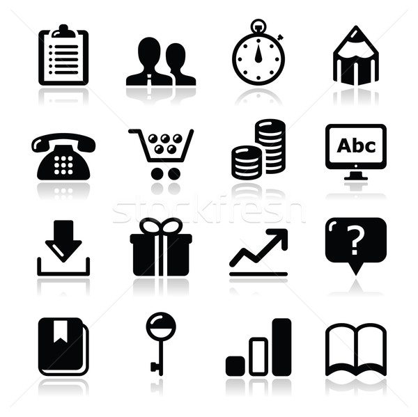 Website internet icons set - vector Stock photo © RedKoala