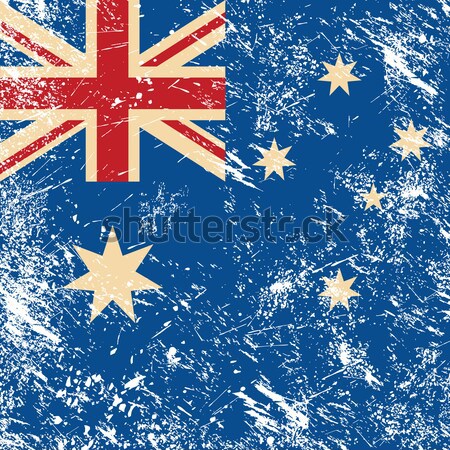 New Zealand retro flag Stock photo © RedKoala