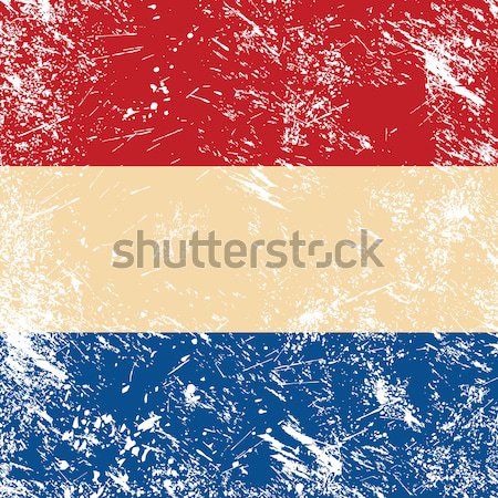 Czech retro flag Stock photo © RedKoala