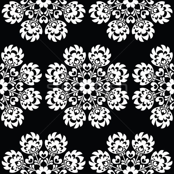 Naadloos kunst patroon repetitieve witte Stockfoto © RedKoala