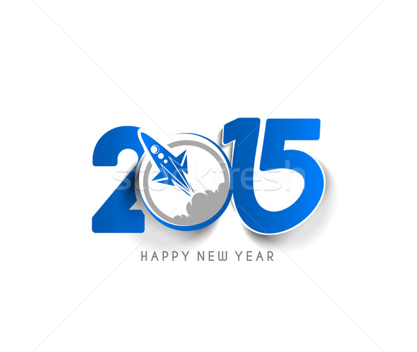 Stock photo: Happy new year 2015 