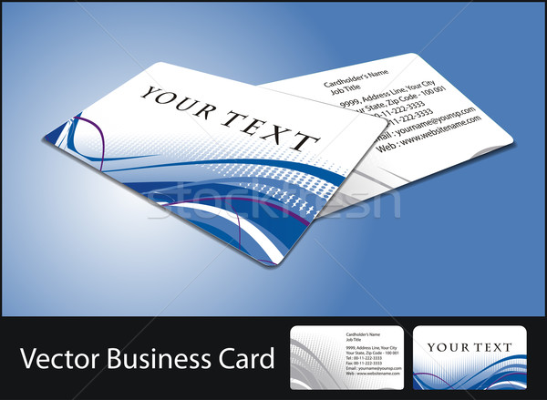 business card set Stock photo © redshinestudio