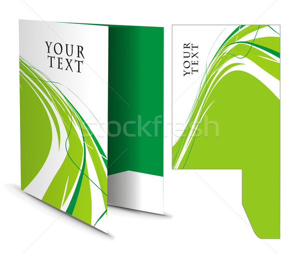 corporate folder Stock photo © redshinestudio