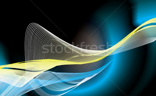 Abstract wave line background Stock photo © redshinestudio