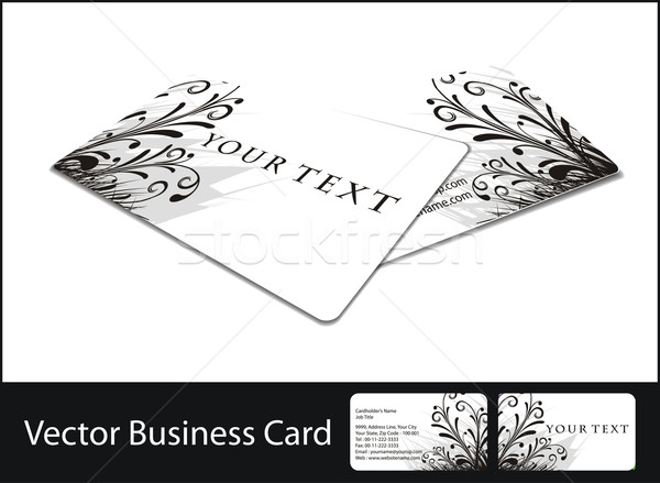 business card set Stock photo © redshinestudio