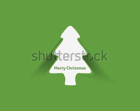 Stock foto: Modernen · Weihnachtsbaum · eps10 · Baum · Licht · Design