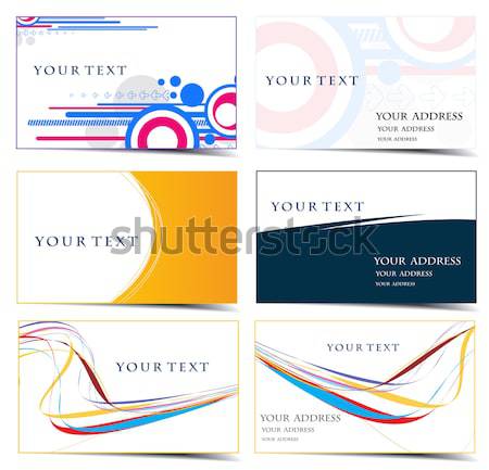 business card  Stock photo © redshinestudio