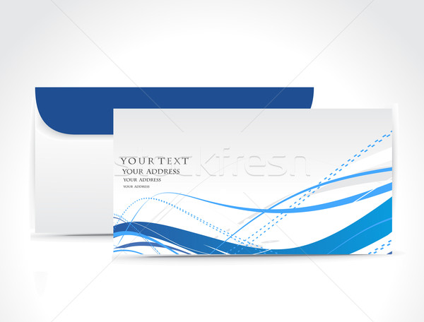 Papel envelope isolado branco teia e-mail Foto stock © redshinestudio