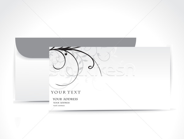 Papel envelope isolado branco teia e-mail Foto stock © redshinestudio