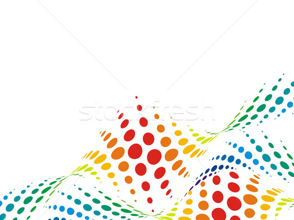 Semitonuri abstract curcubeu val textură portocaliu Imagine de stoc © redshinestudio