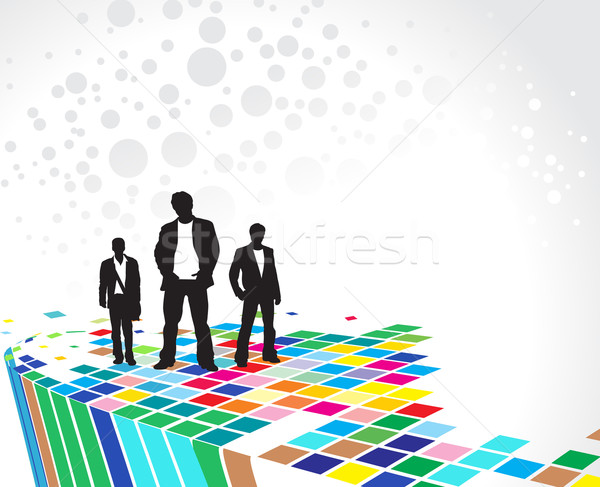 business background Stock photo © redshinestudio