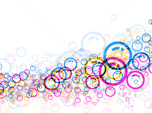 Colorfull bubbles Stock photo © redshinestudio