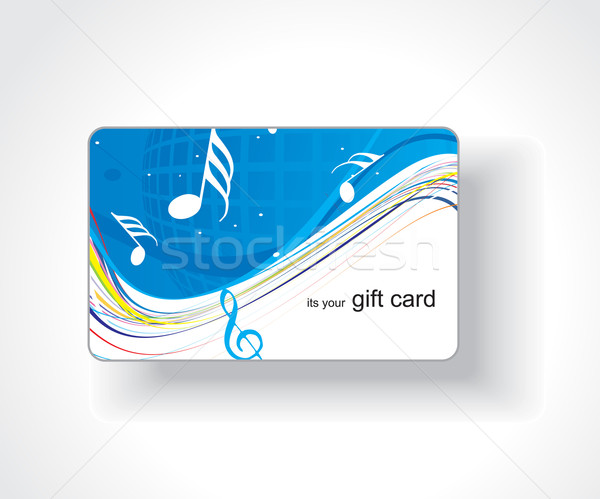 Beautiful gift card Stock photo © redshinestudio