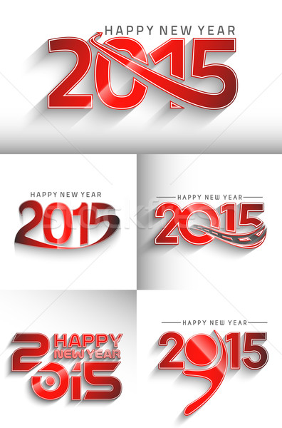 Happy new year 2015  Stock photo © redshinestudio