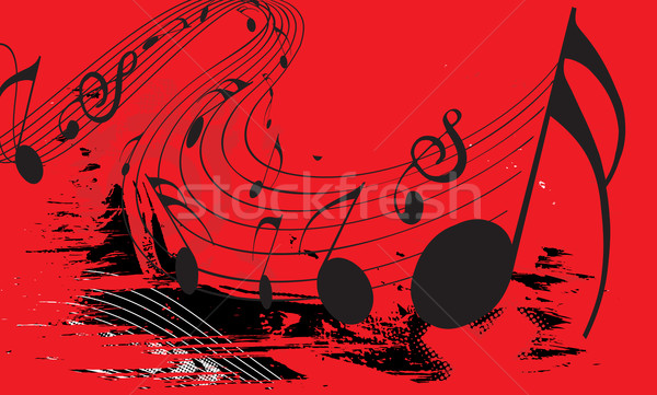 Music notes Stock photo © redshinestudio