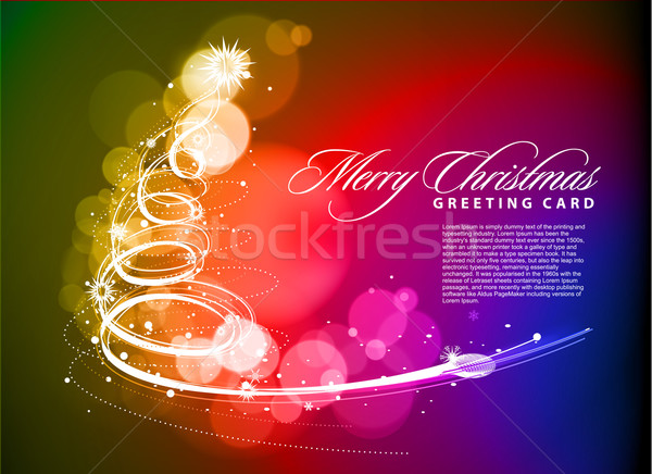 Stock photo: Christmas colorful design