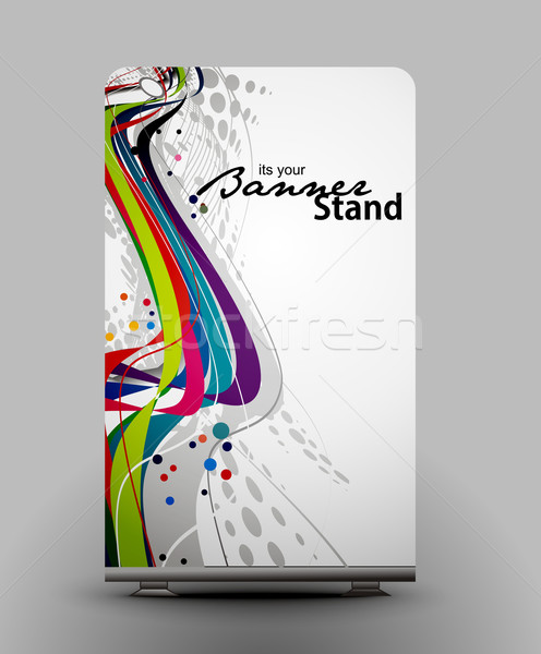 Stock photo: stand banner template