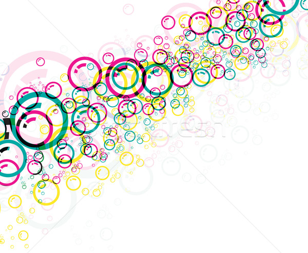 Colorfull bubbles Stock photo © redshinestudio