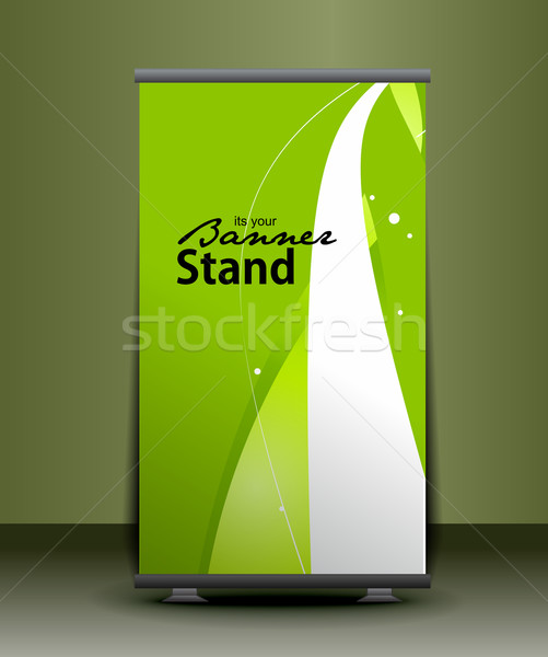 Stock photo: Stand banner template