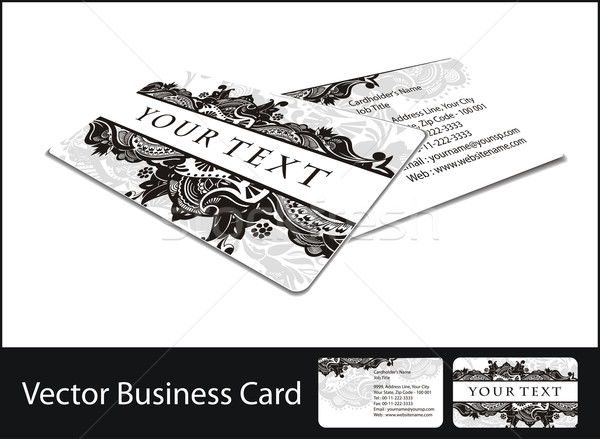 business card set Stock photo © redshinestudio