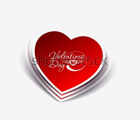 heart curl background Stock photo © redshinestudio