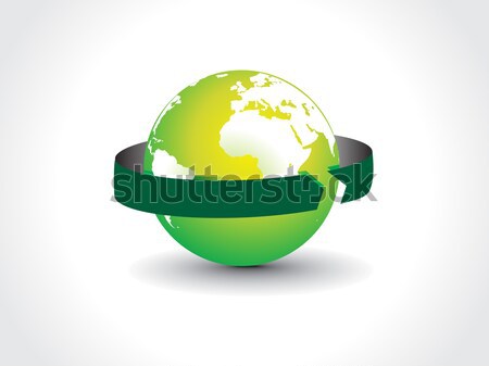 arrow globe  Stock photo © redshinestudio