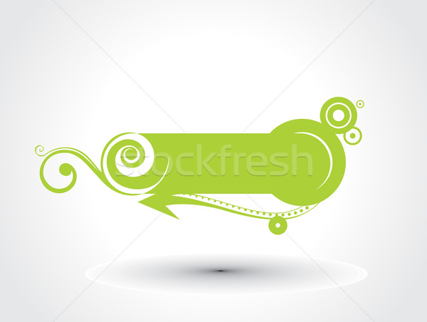 Stock photo: floral banner