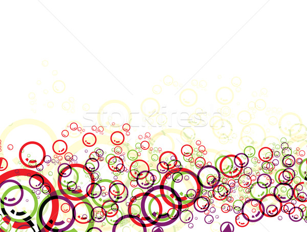 Colorfull bubbles Stock photo © redshinestudio